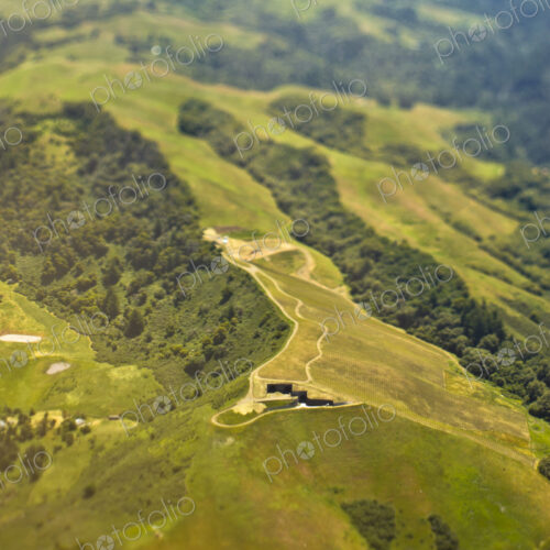 Aerial View Of A Dirt Road Aerial View Of A Dirt Road