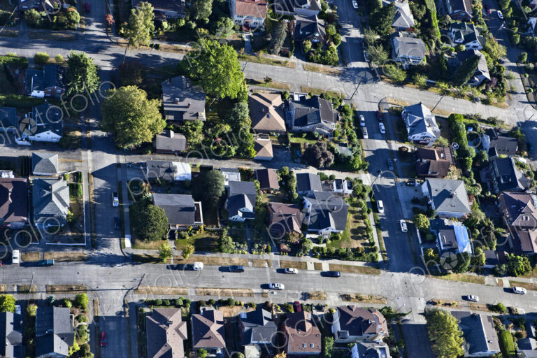 Aerial View Of Residential Neighborhood