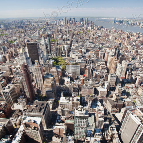 Aerial View of Manhattan