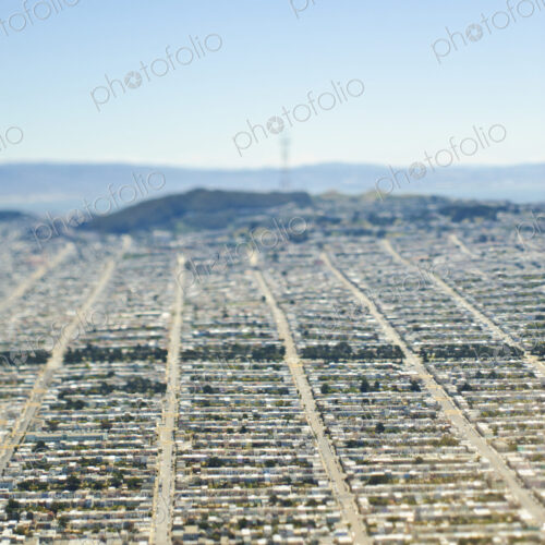 Aerial View of Suburban Tract Housing Aerial View of Suburban Tract Housing
