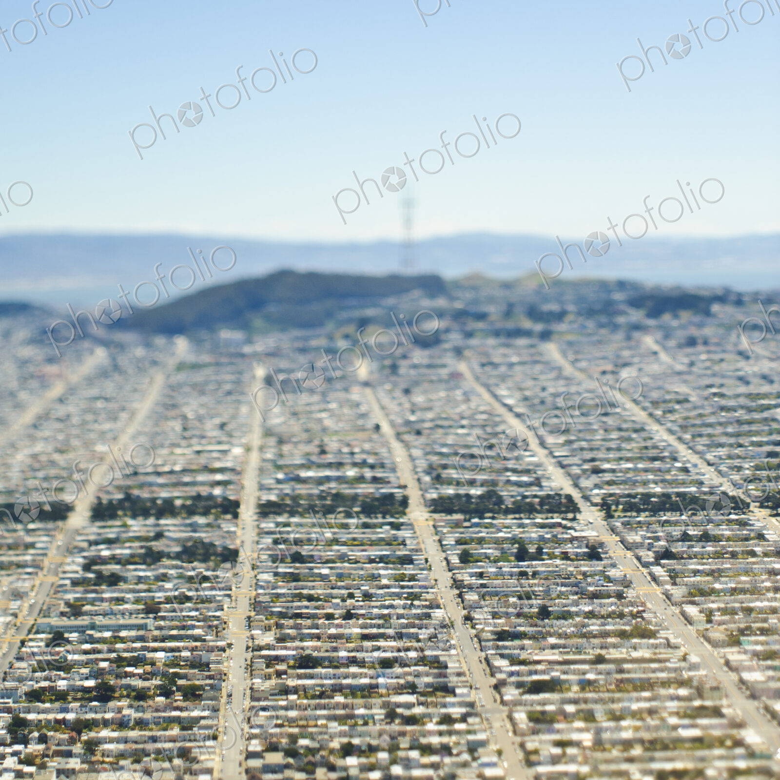 Aerial View of Suburban Tract Housing