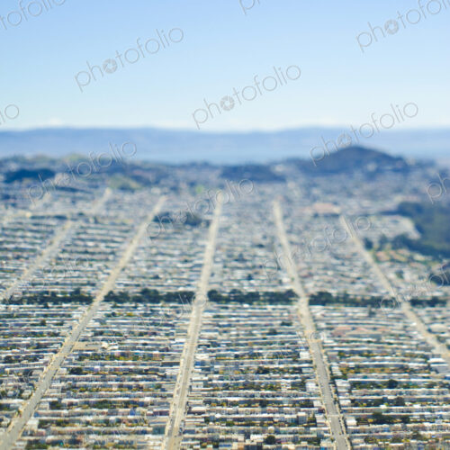 Aerial View of Suburban Tract Housing Aerial View of Suburban Tract Housing