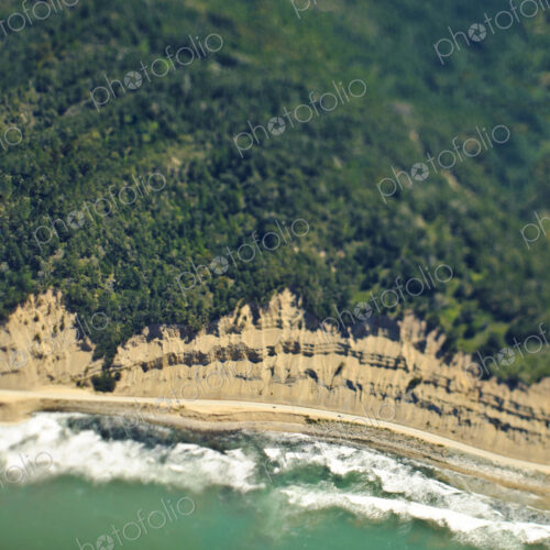 Aerial View of a Coastal Road Aerial View of a Coastal Road