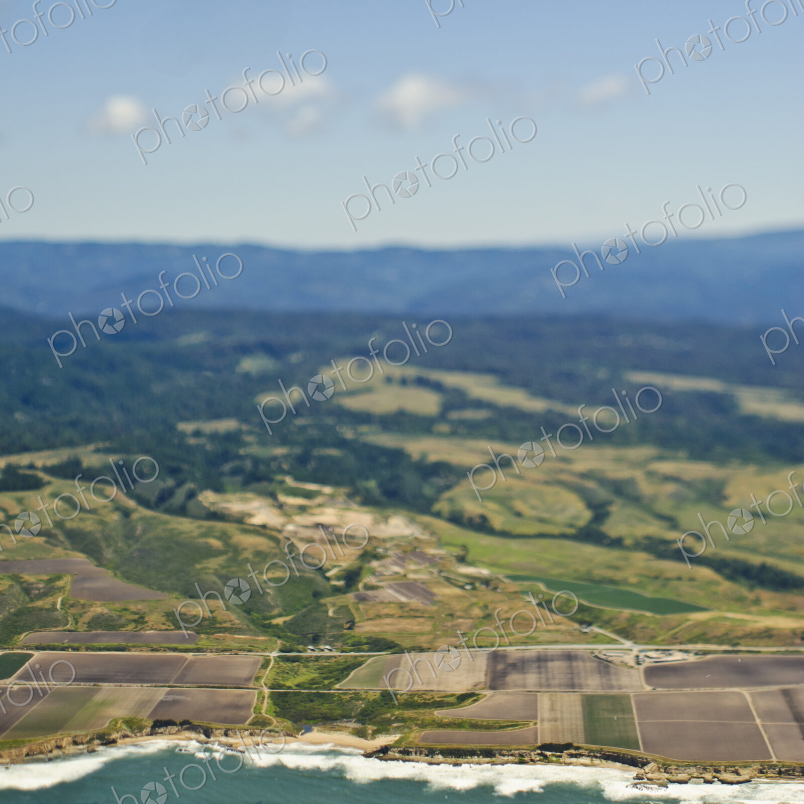 Aerial View of a Coastline