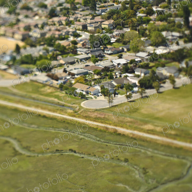 Aerial View of a Cul-de-sac