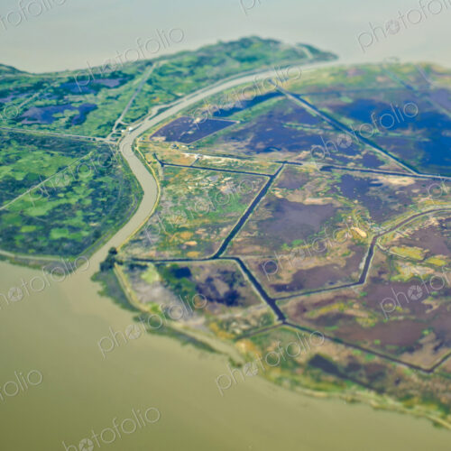 Aerial View of a Flood Plain Aerial View of a Flood Plain