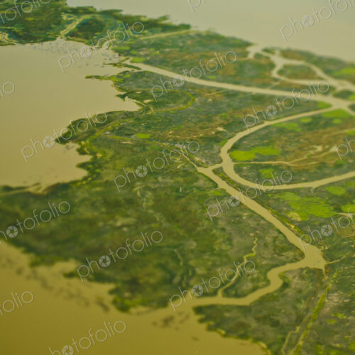 Aerial View of a Flood Plain Aerial View of a Flood Plain