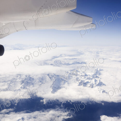 Aerial View of the Alps