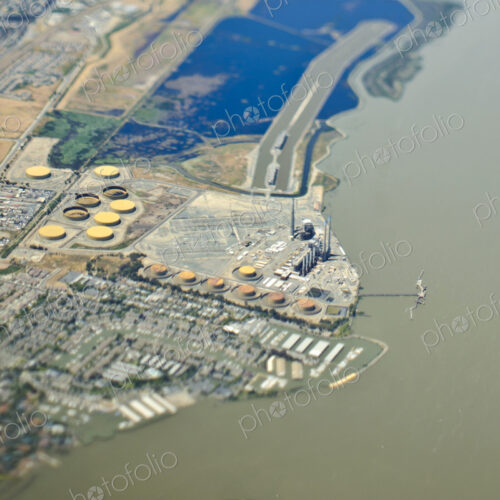 Aerial View on an Industrial Storage Facility Aerial View on an Industrial Storage Facility