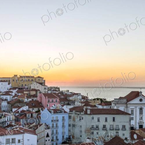 Aerial view of Lisbon cityscape, Lisbon, Portugal Aerial view of Lisbon cityscape, Lisbon, Portugal
