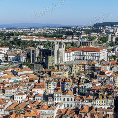 Aerial view of Porto cityscape, Porto, Portugal Aerial view of Porto cityscape, Porto, Portugal