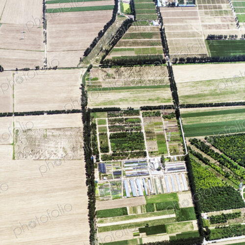 Aerial view of rural farmland Aerial view of rural farmland
