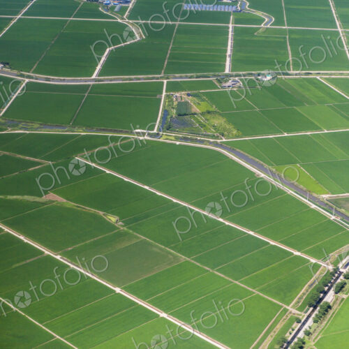 Aerial view of rural farmland Aerial view of rural farmland
