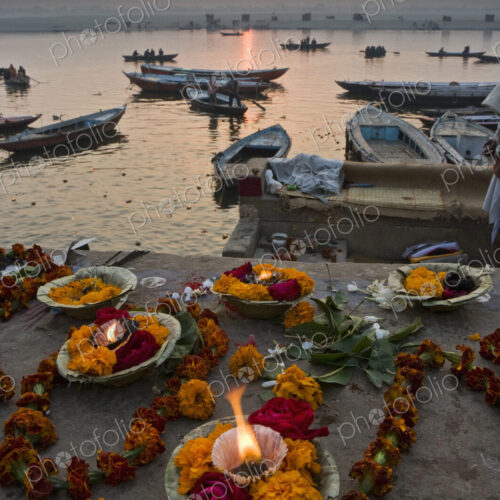 After the Kumbh Mela festival in Varanasi, some pilgrims move to Varanasi on the…