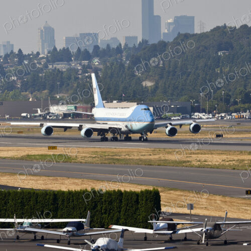 Air Force One At Boeing Field