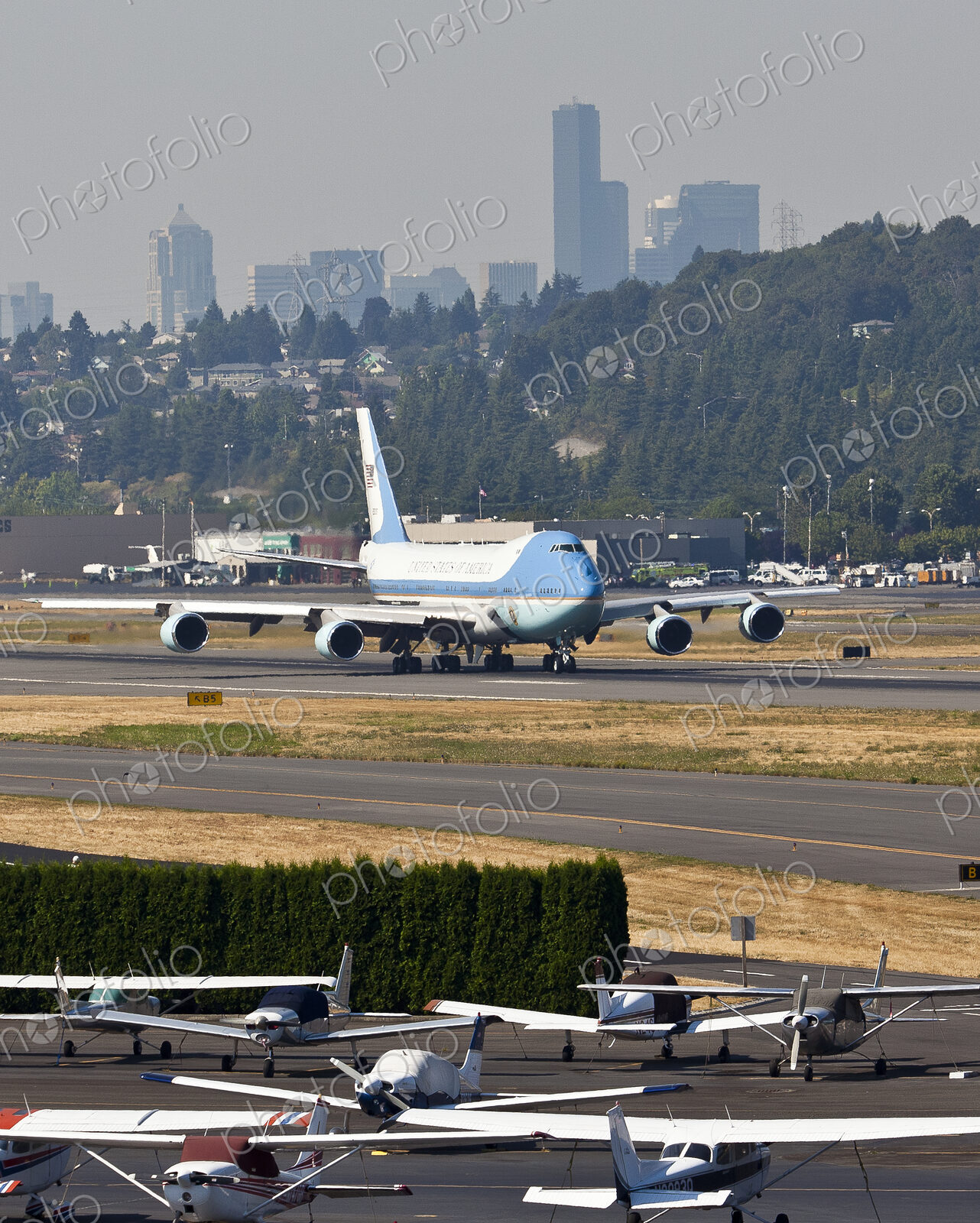 Air Force One At Boeing Field
