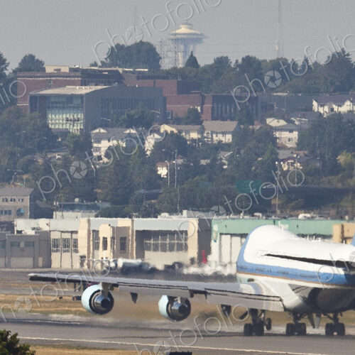 Air Force One At Boeing Field
