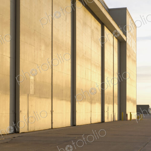 Aircraft Hangers at an Airport