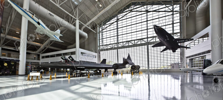 Aircraft on Display in a Museum