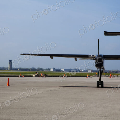 Aircraft on the airport tarmac, parked airside. Aircraft on the airport tarmac, parked airside.