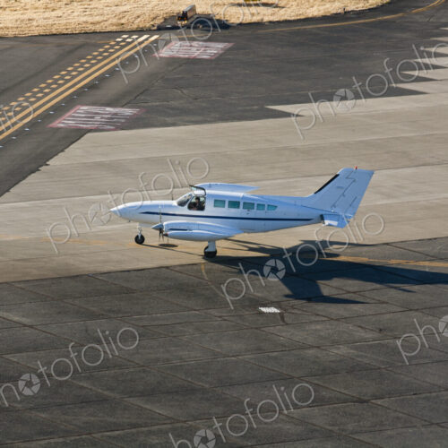 Airplane on a Runway Airplane on a Runway