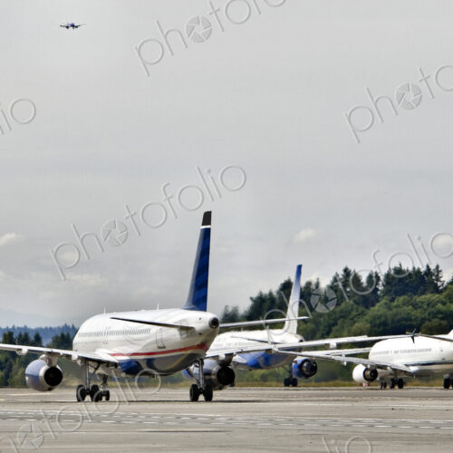 Airplanes on a Runway Airplanes on a Runway