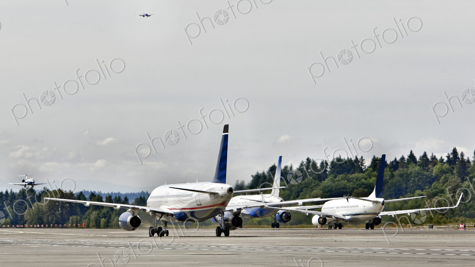 Airplanes on a Runway