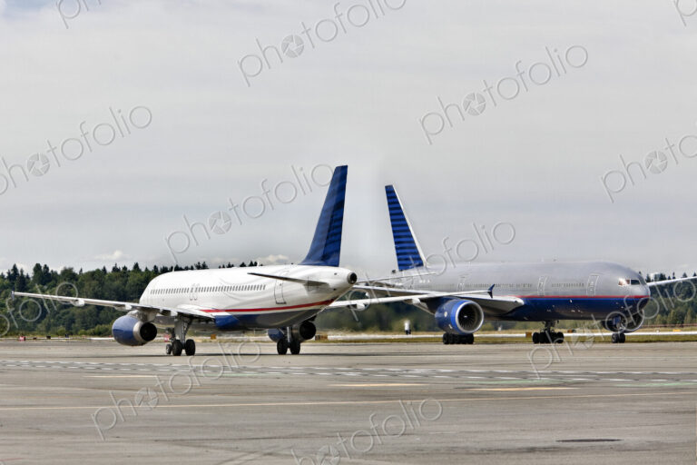 Airplanes on a Runway
