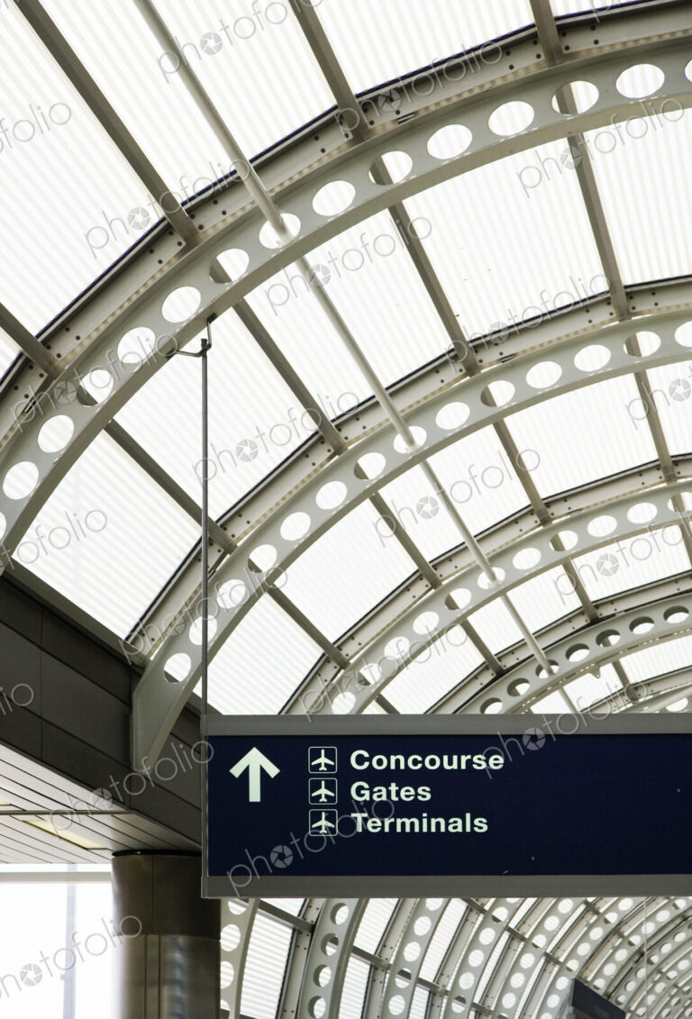 Airport Information Sign