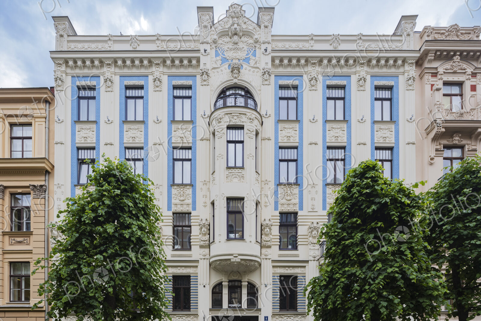 Albert Street, apartment buildings along the street designed by the architect Mikhail…