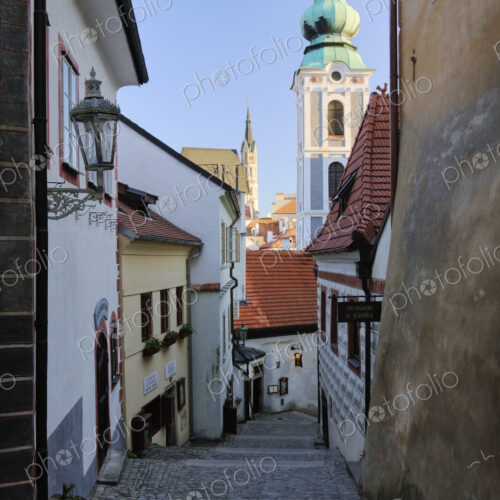 Alleyway through an Old City Alleyway through an Old City