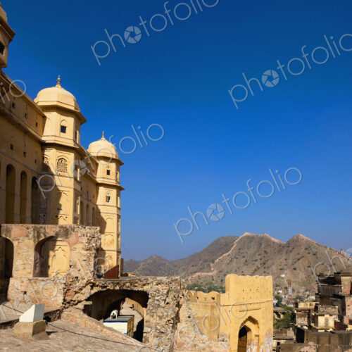 Amber Fort and Blue Sky Amber Fort and Blue Sky