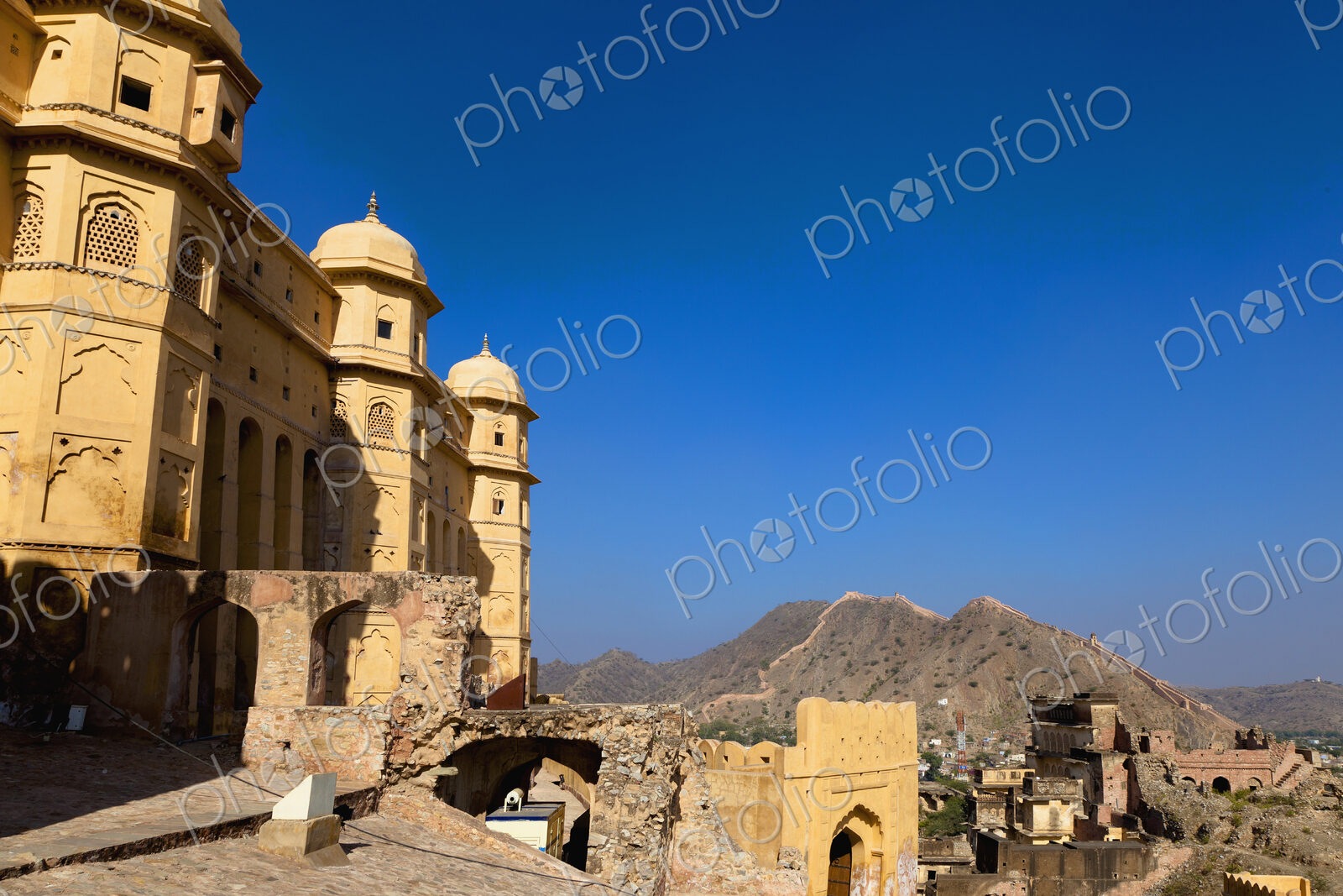 Amber Fort and Blue Sky
