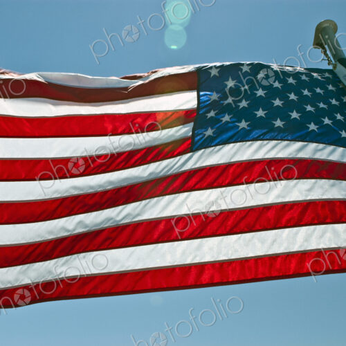 American Flag in the Wind American Flag in the Wind
