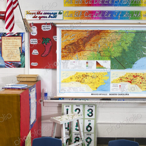 American Grade School Classroom American Grade School Classroom