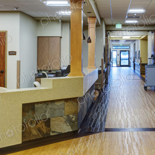 An assisted living and care home for seniors, modern building