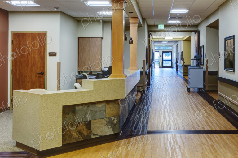 An assisted living and care home for seniors, modern building