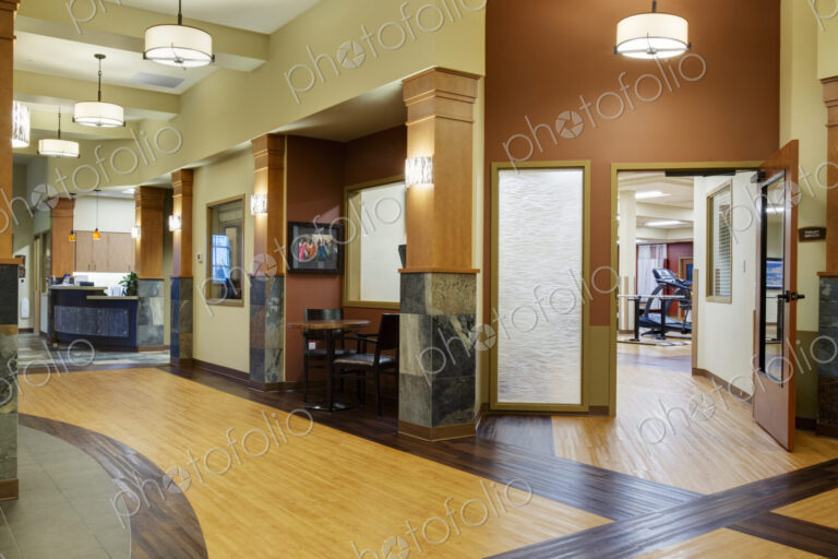An assisted living and care home for seniors, modern building