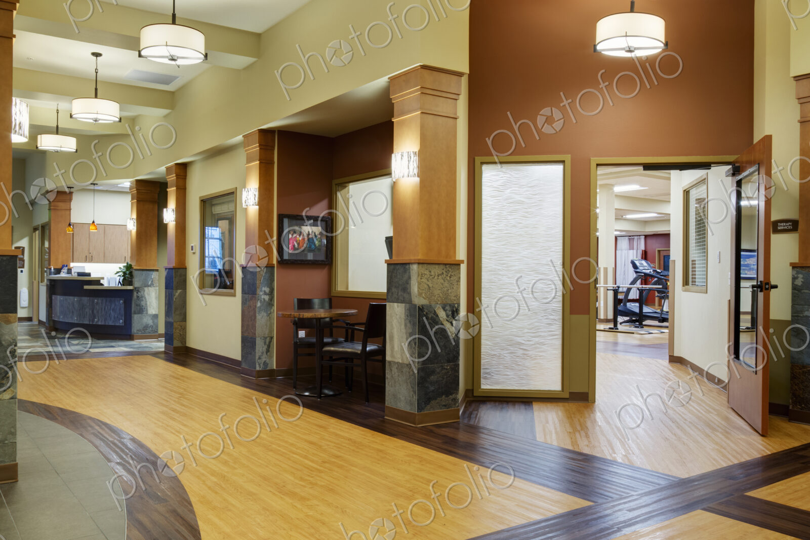 An assisted living and care home for seniors, modern building