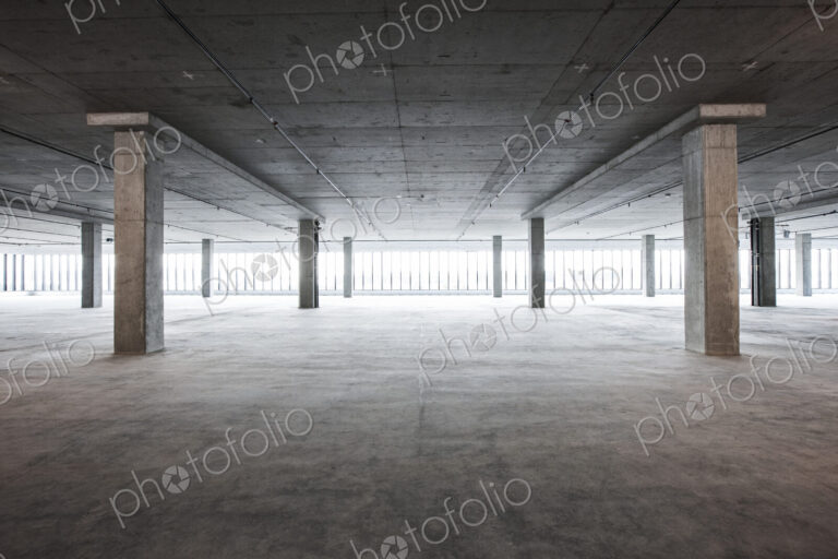 An empty raw business space ready for occupancy.