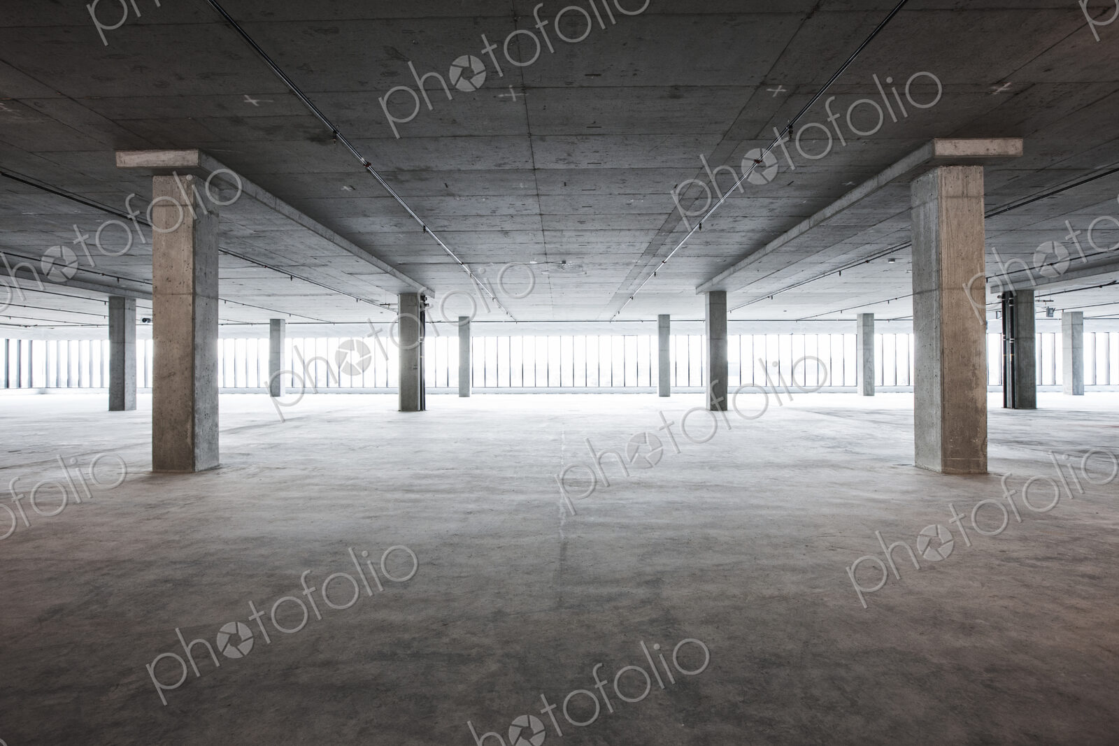 An empty raw business space ready for occupancy.