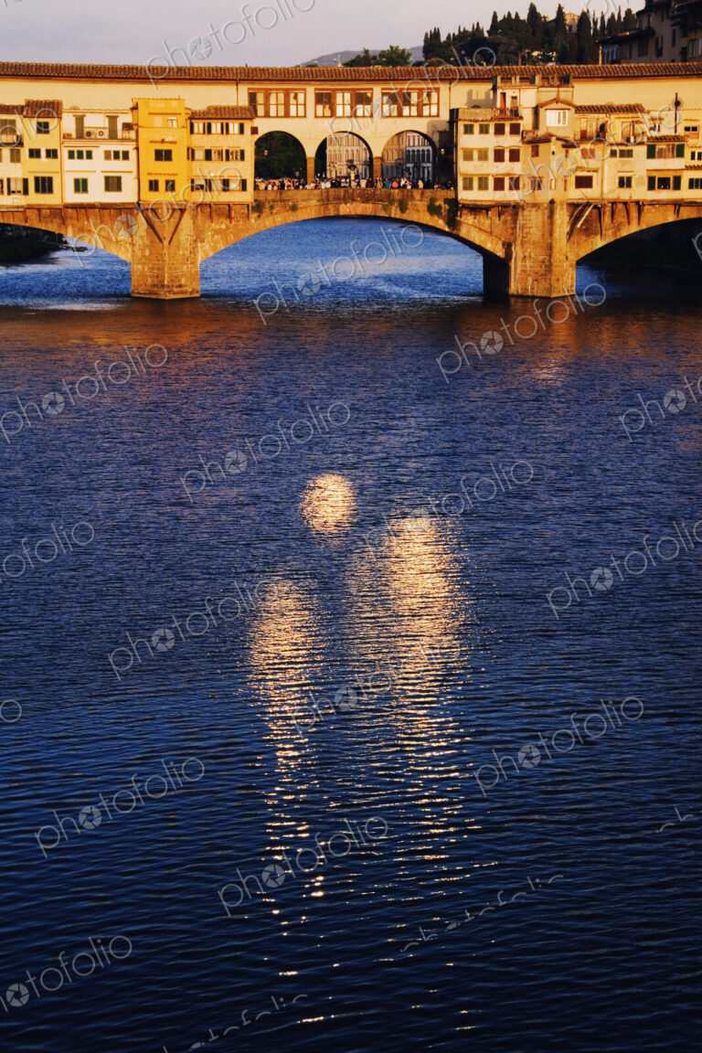 Angel Reflection on the River Arno