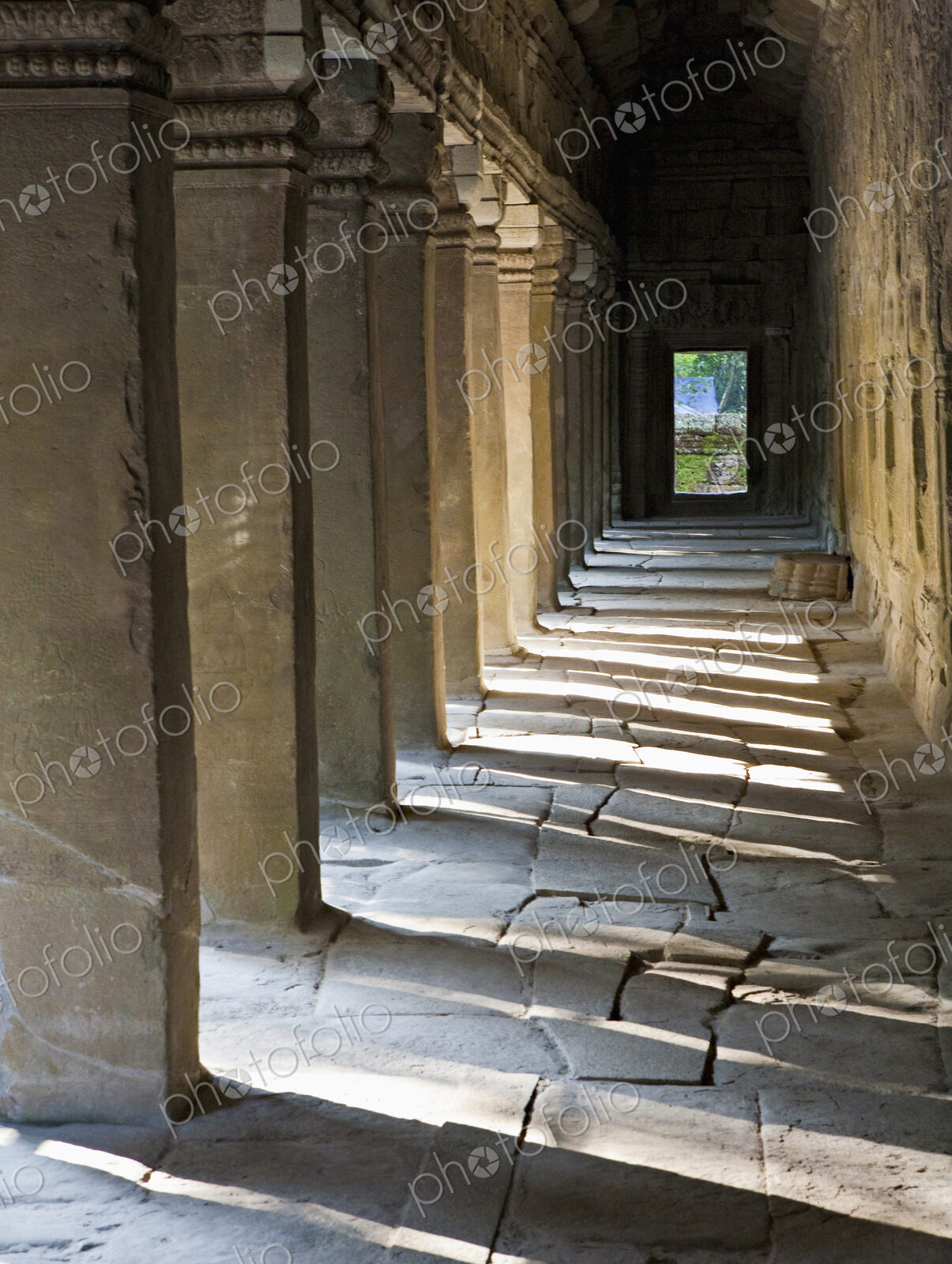 Angkor Thom temple at Angkor Wat, the huge temple complex of Khmer 12th century…