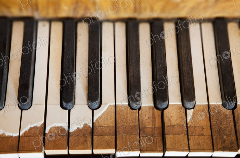 Antique Piano Keys