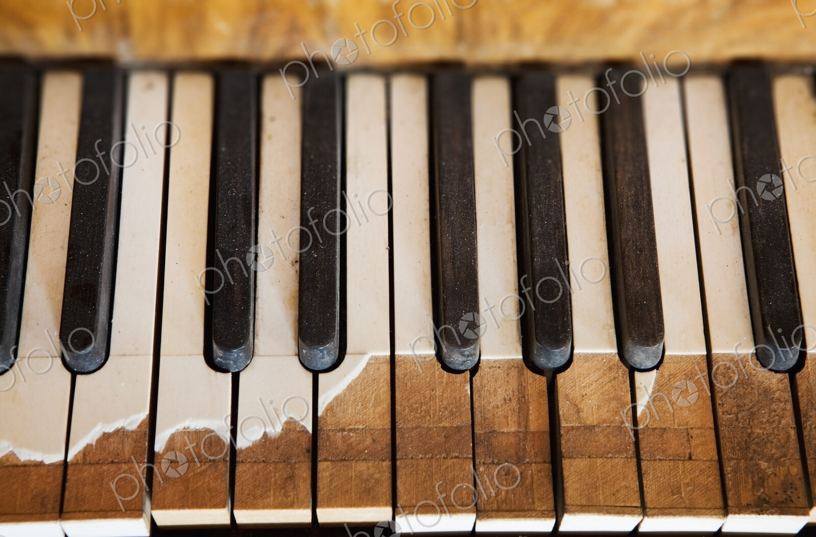 Antique Piano Keys