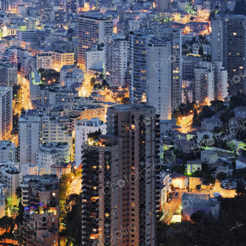 Apartment Buildings at Dusk Apartment Buildings at Dusk