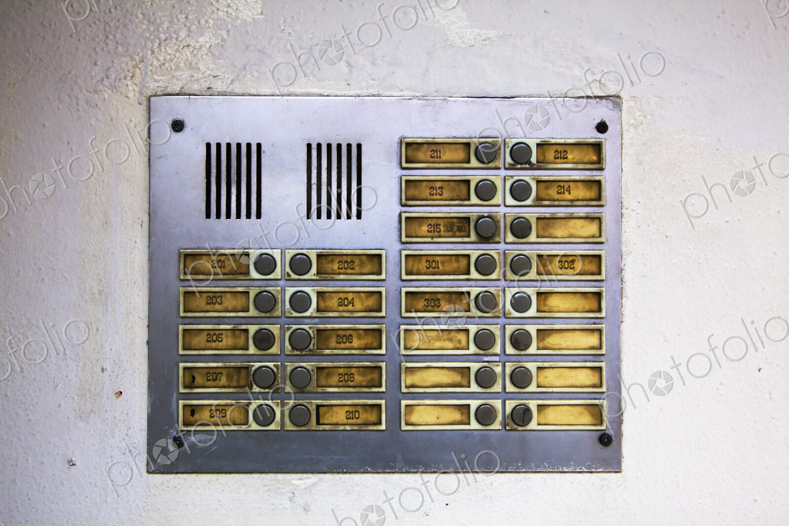 Apartment building entry phone