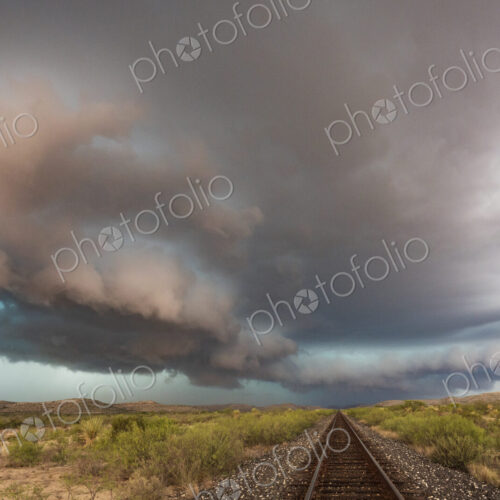 Approaching Storm along TX Highway 90 Approaching Storm along TX Highway 90