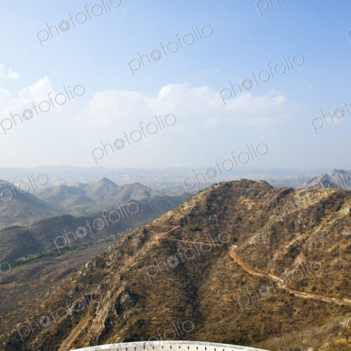 Aravalli Hills Seen From Monsoon Palace Aravalli Hills Seen From Monsoon Palace