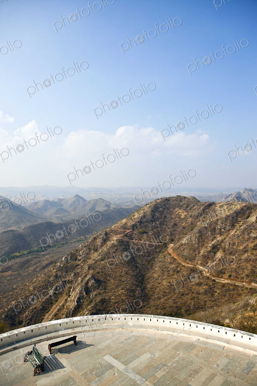 Aravalli Hills Seen From Monsoon Palace